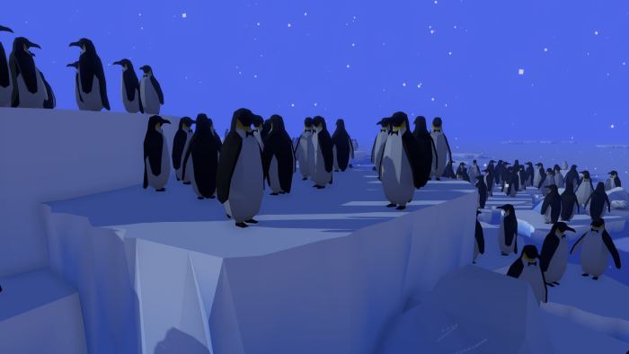 Penguins in Hidden Paws game