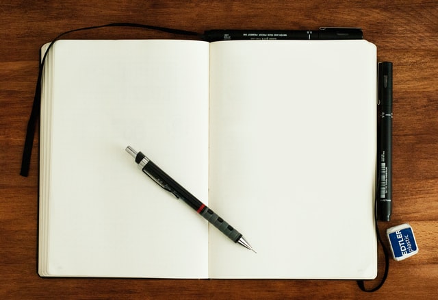 Blank sketchbook - or how to scare an artist.