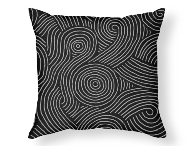 "Zen Maze" throw pillow