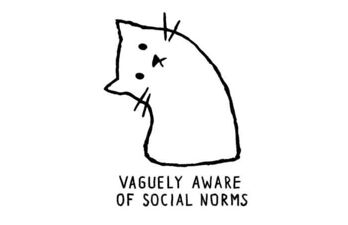 "Vaguely Aware of Social Norms" by Justyna Dorsz