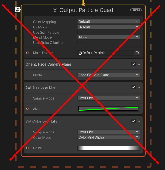 Unity - VFX - Visual Effect Graph - Output node